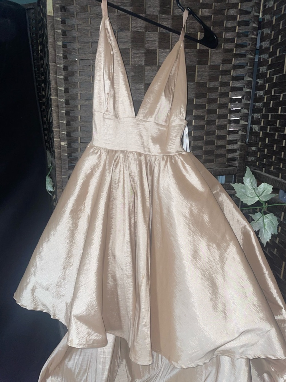 Windsor Blush Satin Cocktail Dress